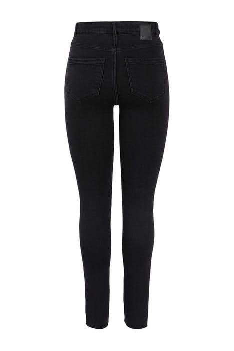 PCEMI HW SKINNY SLIT JEANS BLC BC BLACK DENIM 2