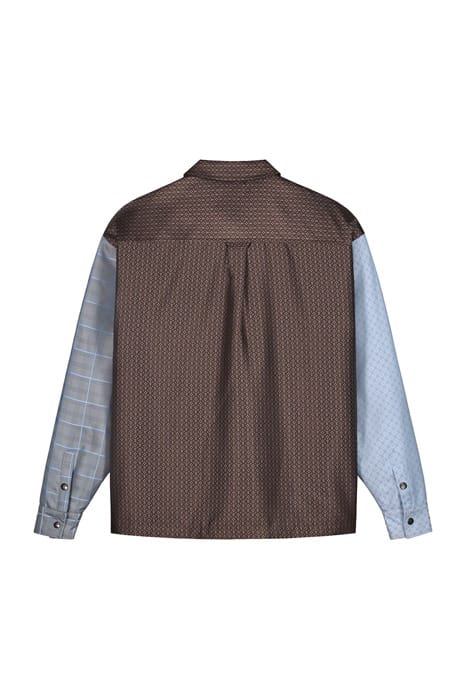 BROWN BLUE CHECK KAIR JACKET 4