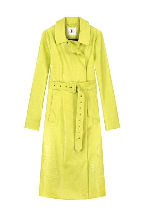 GREEN CROCO JEDOUN COAT 9