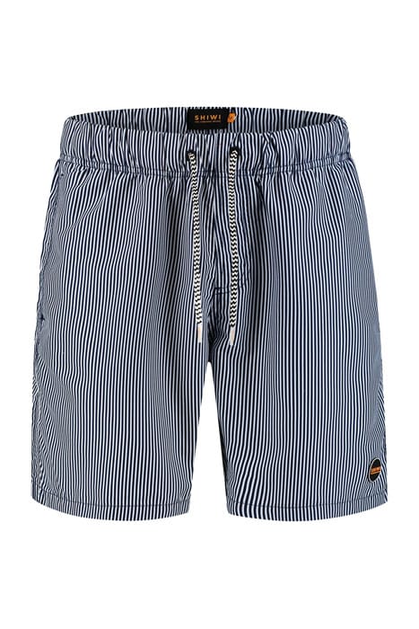 MEN SWIM SHORTS SKINNY STRIPE DARK NAVY BLUE 1