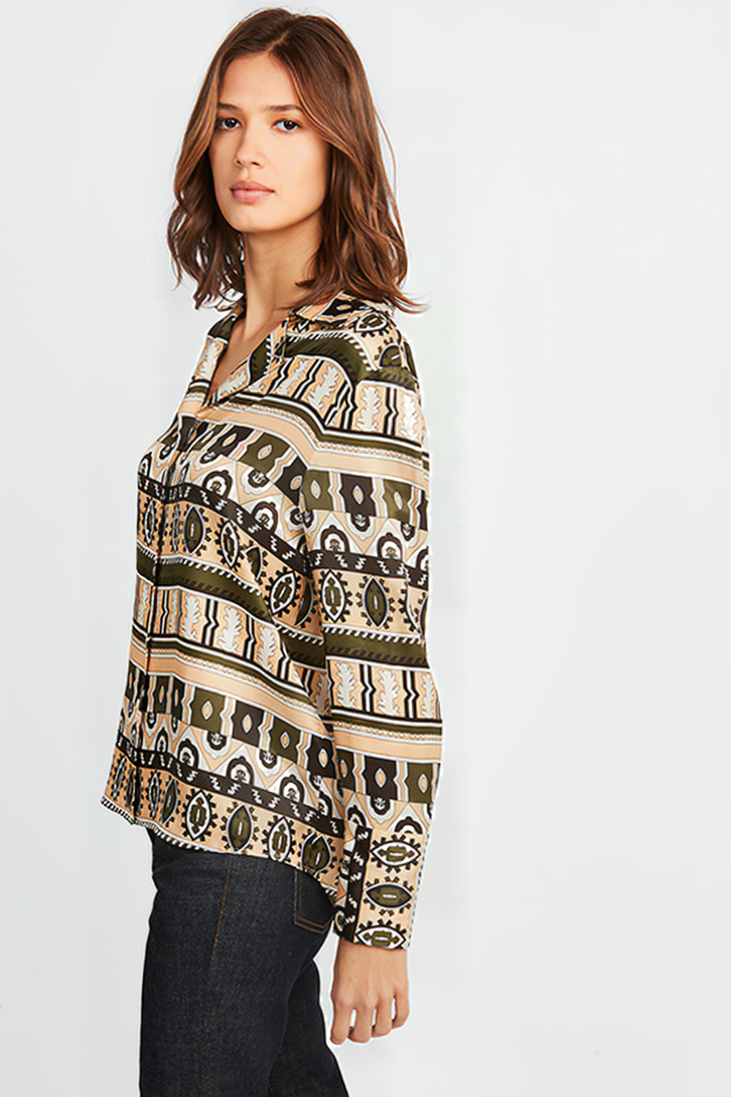 ALMA SHIRT RITZ BROWN 3