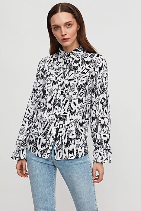 GIRAFFE PRINT BLOUSE GIRAFFE PRINT 2