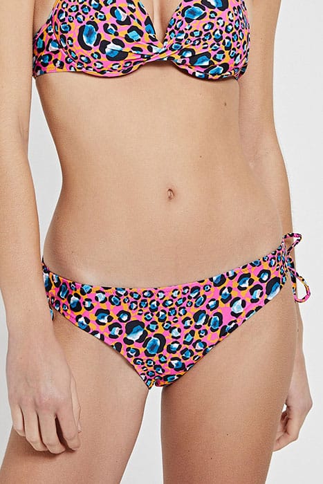 LADIES LEOPARD SPOT REGULAR BRIEF AZALEA PINK 4