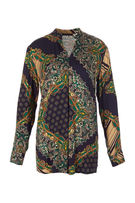 LONG VISCOSE SHIRT BLUE 1