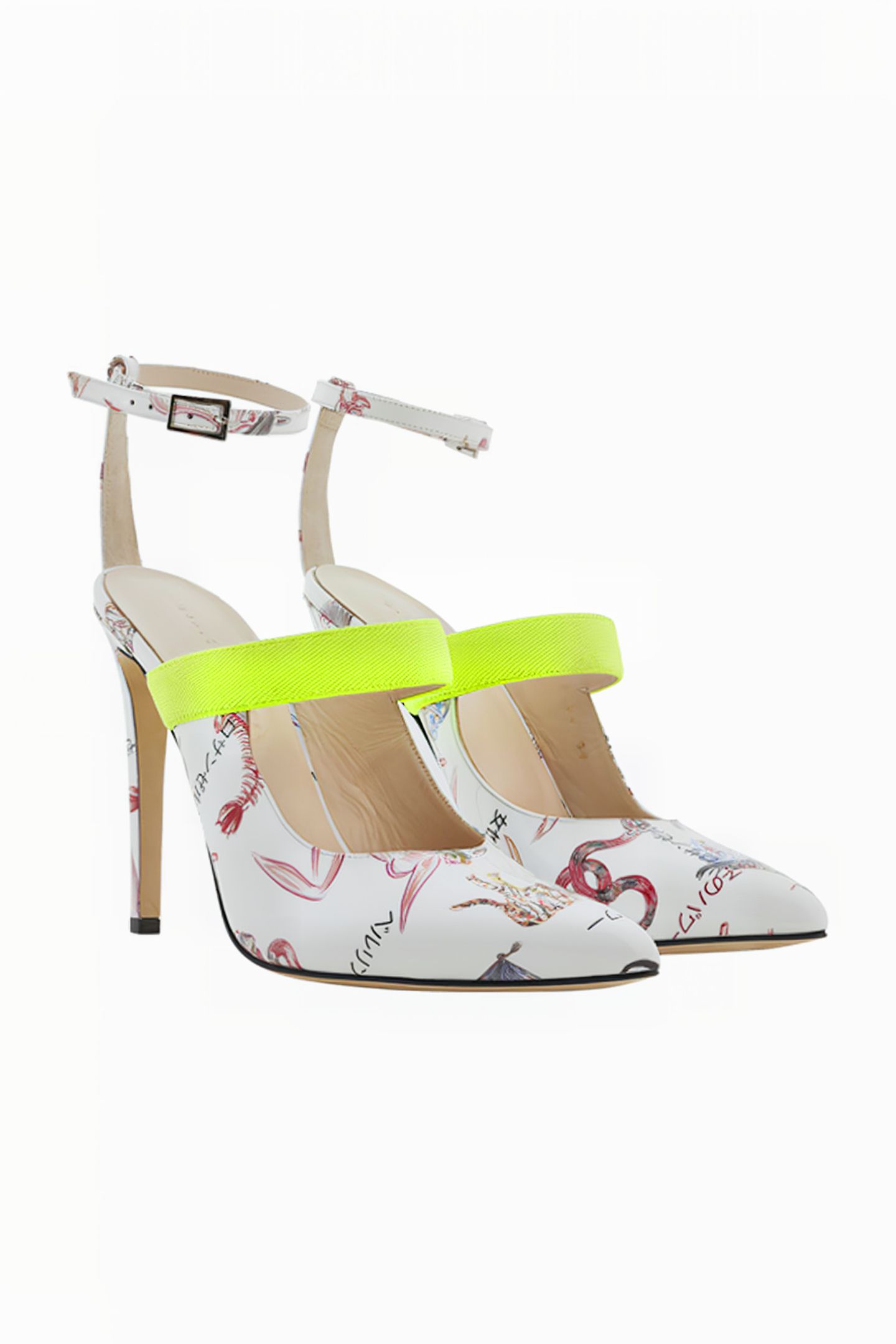 WOMEN'S SLINGBACKS SKETCH PRINT. 2
