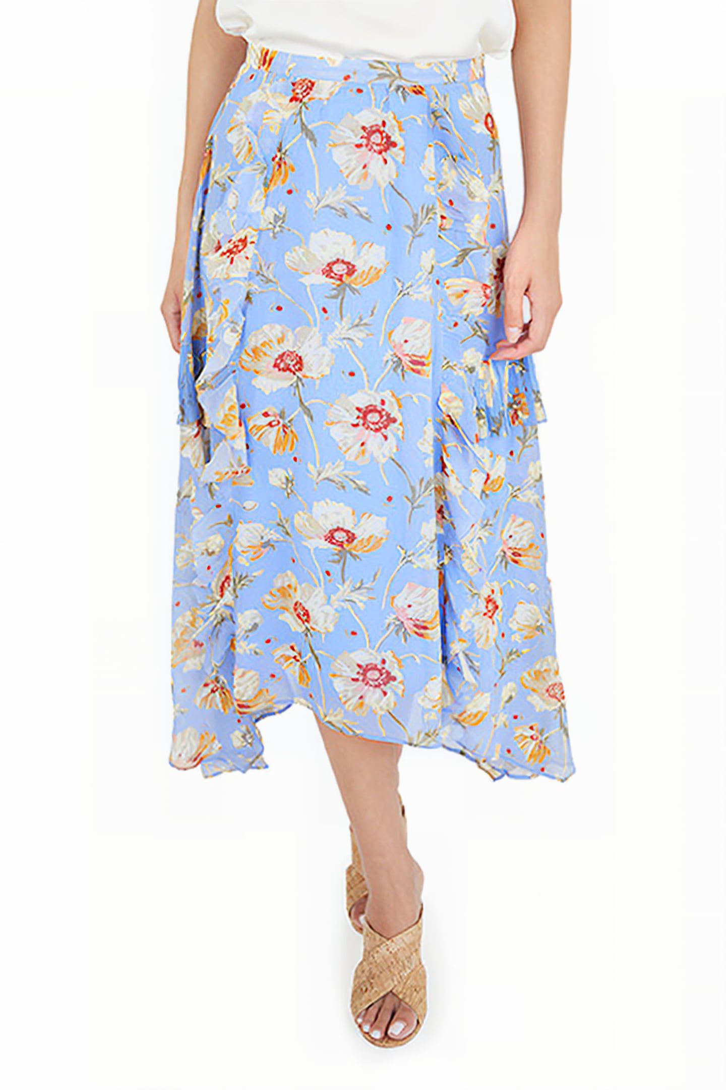 MABEL SKIRT DREAM BLUE- POPPY MEADOW 1