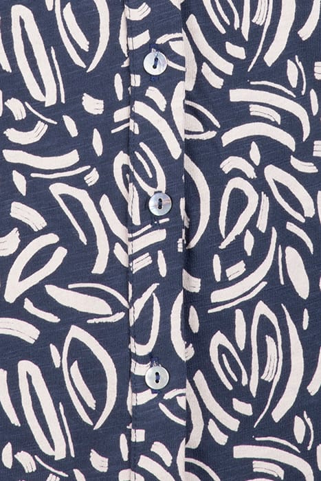 ANNIE JERSEY SHIRT NAVY PRINTED 3