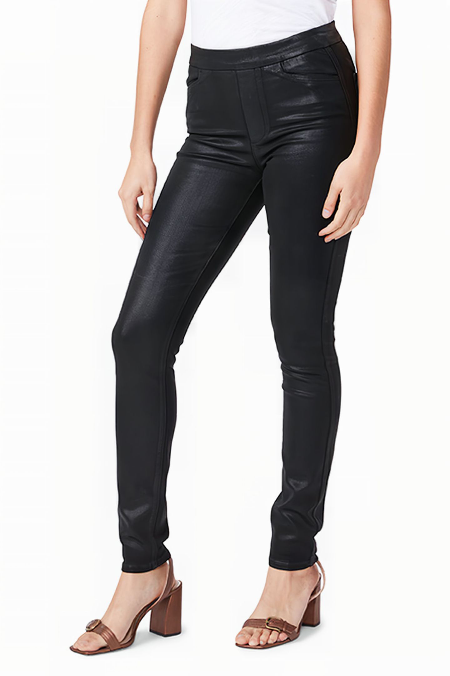 HOXTON PULL ON BLACK FOG LUXE COATING 3