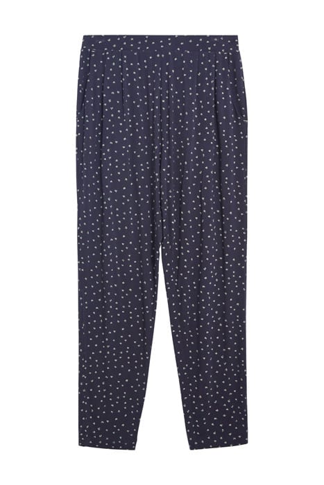 MAISON ECO VERO JERSEY TROUSER PURPLE MULTI 1