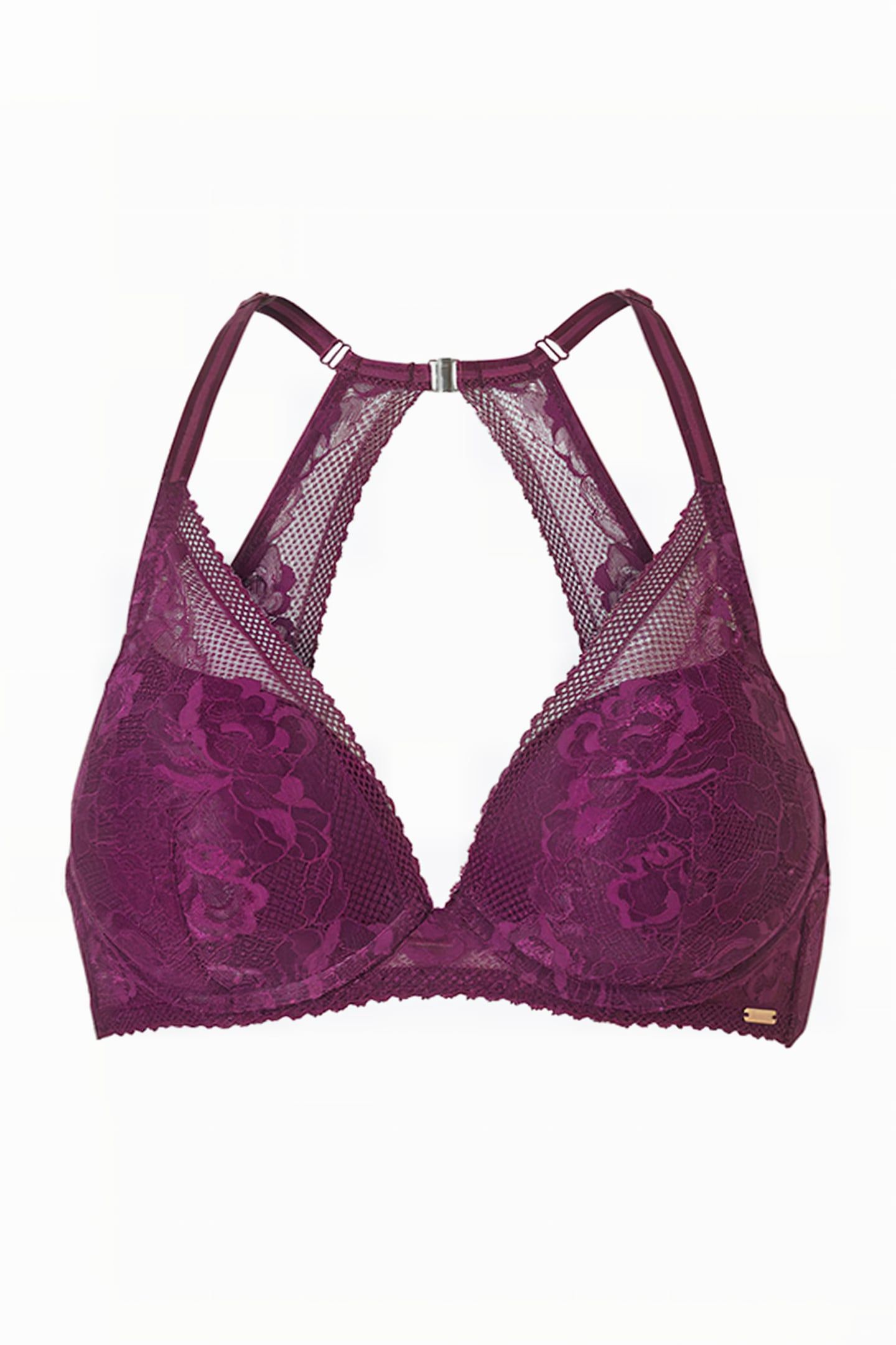 LI BRA T-SHIRT PUSH UP LILLY DR DARK BERRY 1