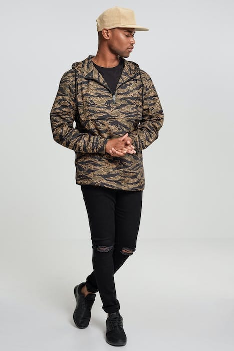TIGER CAMO PULL OVER WOOD CAMO 4