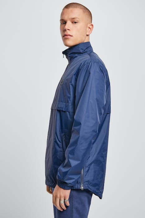 STAND UP COLLAR PULL OVER JACKET DARKBLUE 6