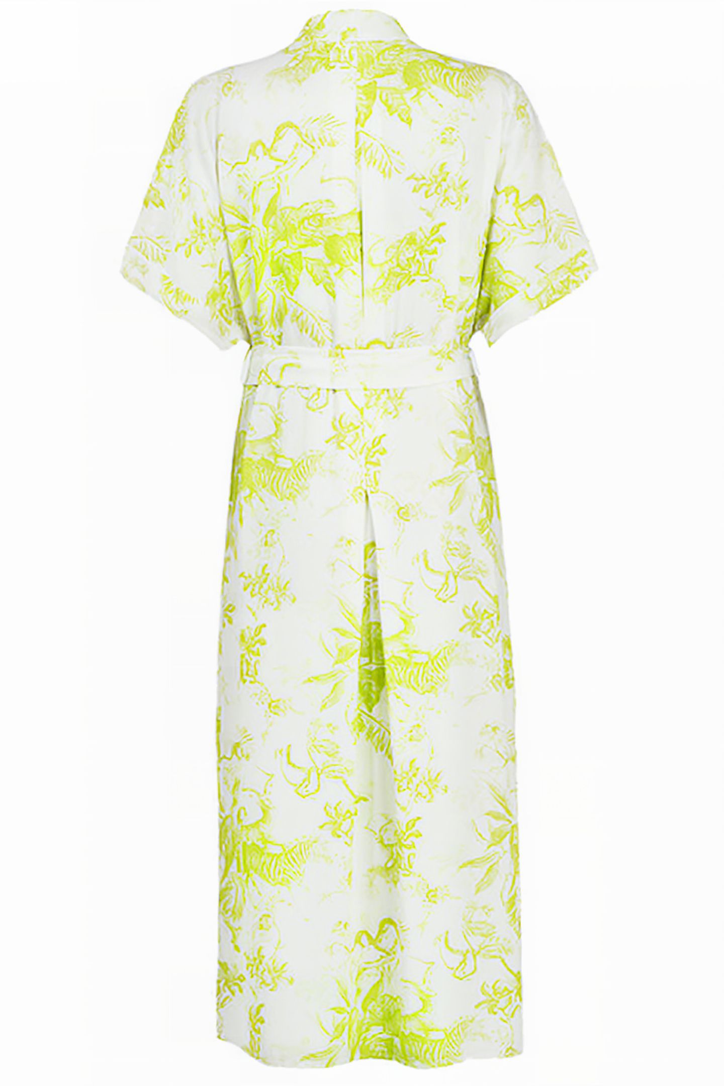 ROSIN RIYAZ DRESS CHARTREUSE YELLOW 2