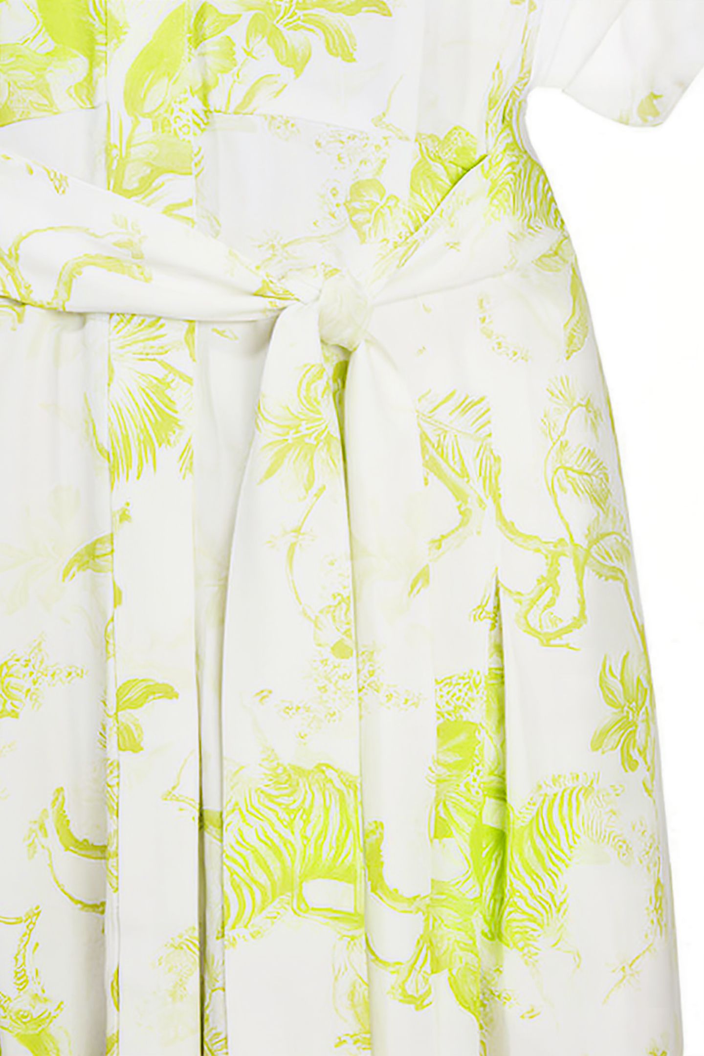 ROSIN RIYAZ DRESS CHARTREUSE YELLOW 3