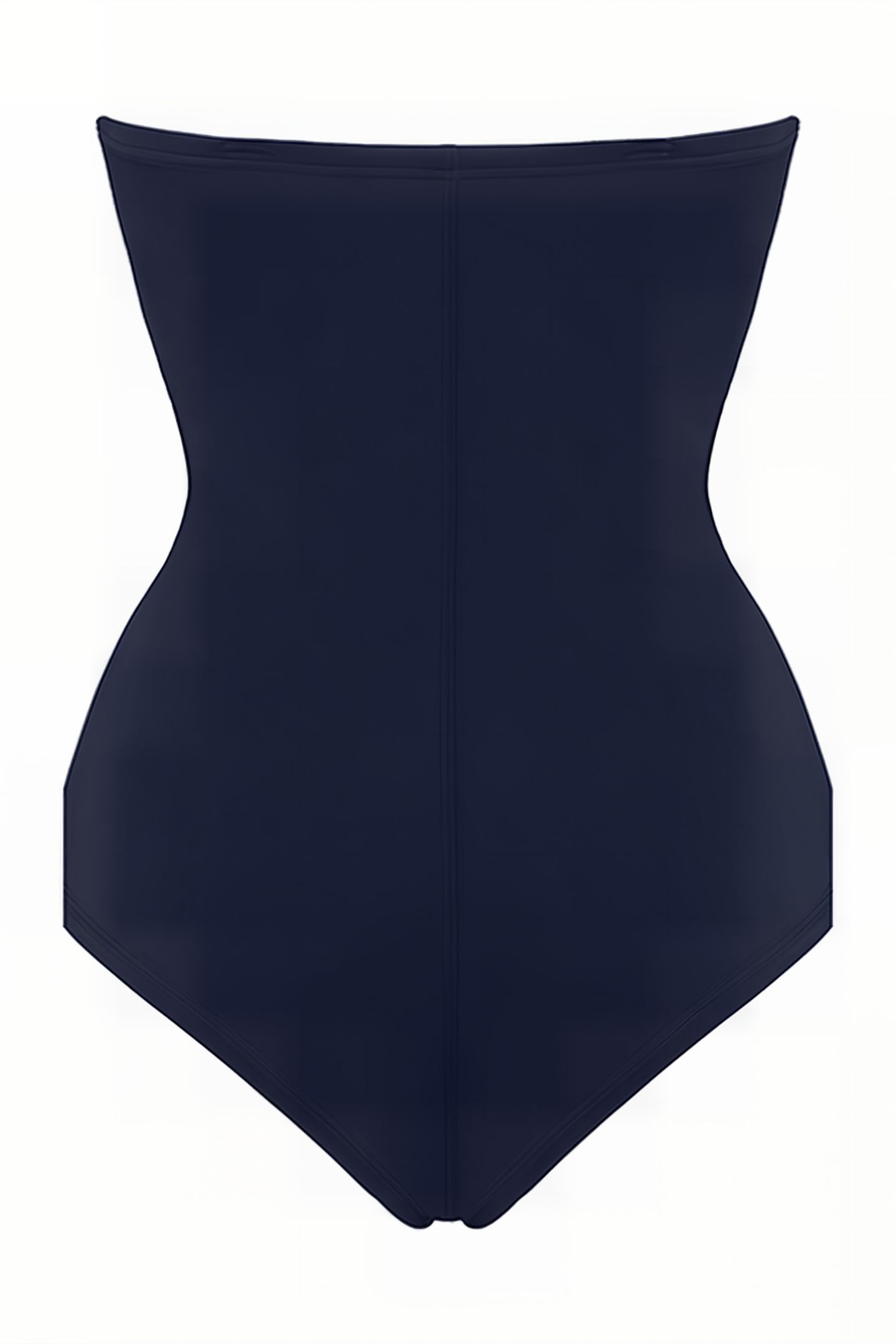 ISHTAR MIDNIGHT BLUE AND SILVER STRAPLESS BATHING SUIT 6
