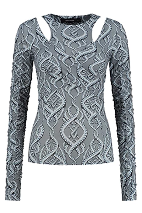 GREY BLUE BRAIDS LINDSAY TOP 1