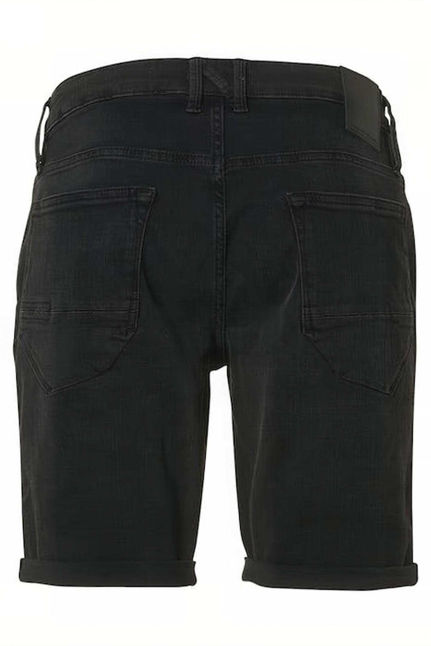 SHORT BLACK DENIM STRETCH RESPONSIBLE CHOICE BLACK DENIM 6