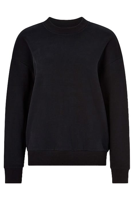 ORGANIC FELPA CREW BLACK 1