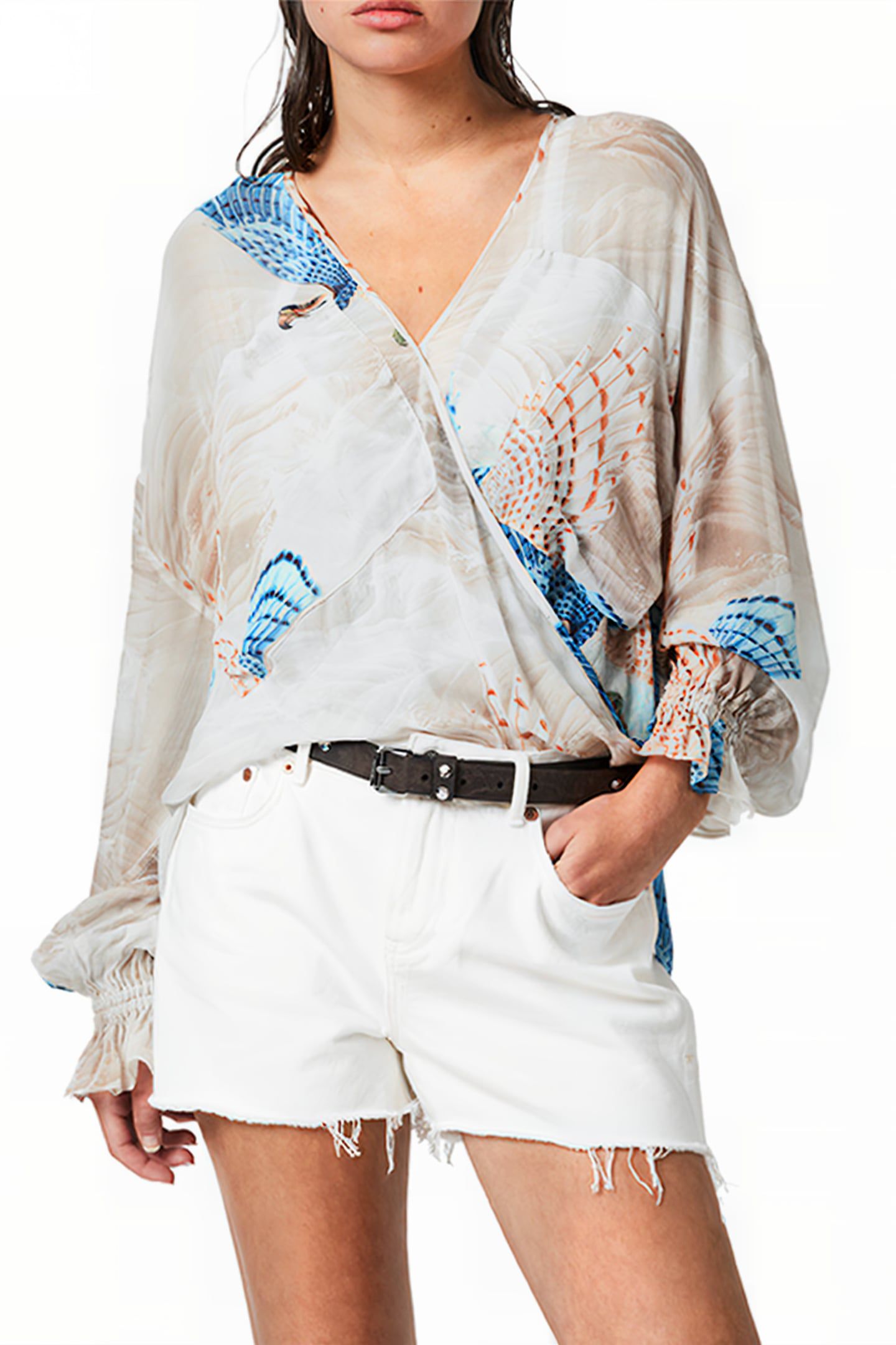 PENNY SWOOP TOP ECRU WHITE 2