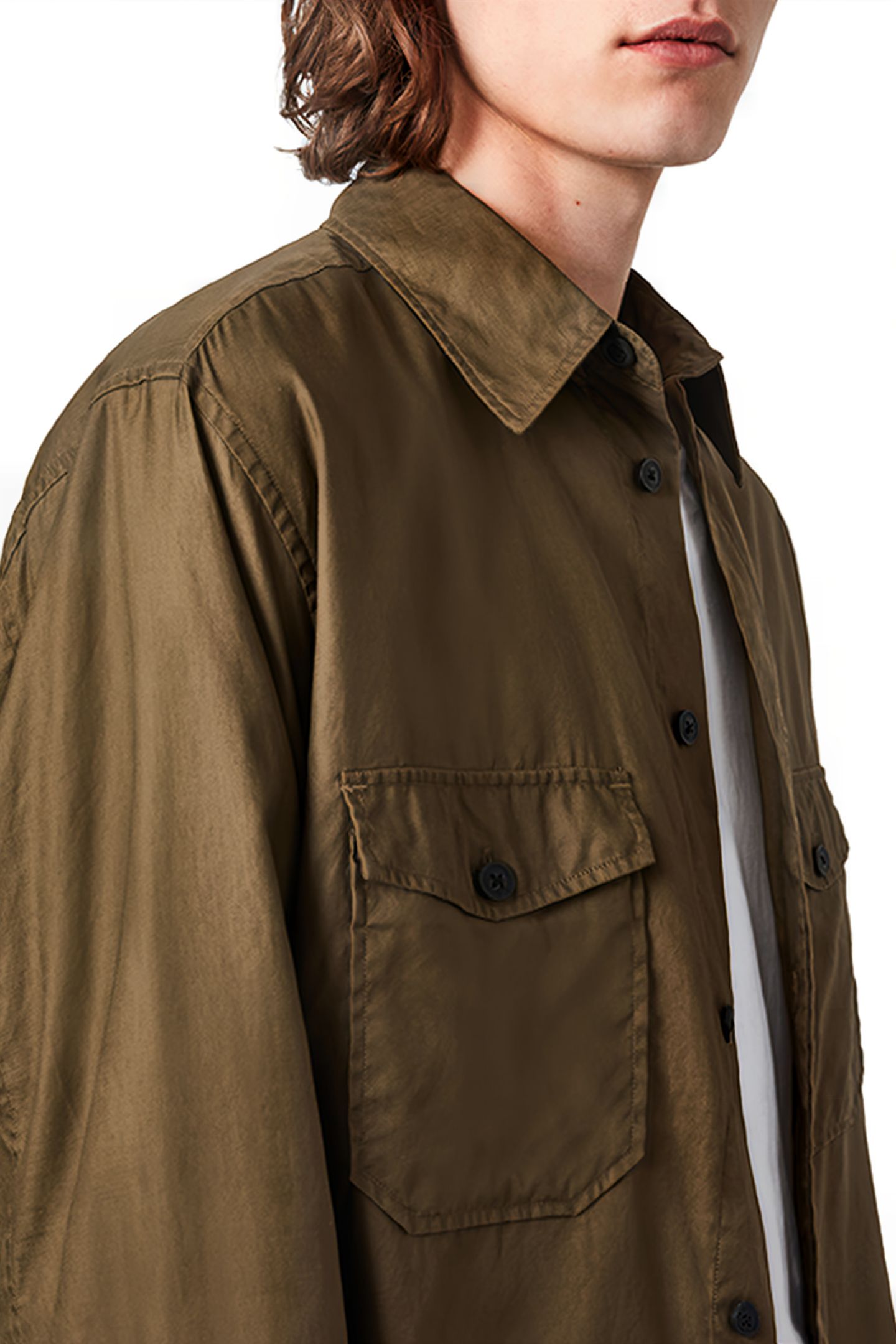 DIVISION LS SHIRT KHAKI GREEN 4