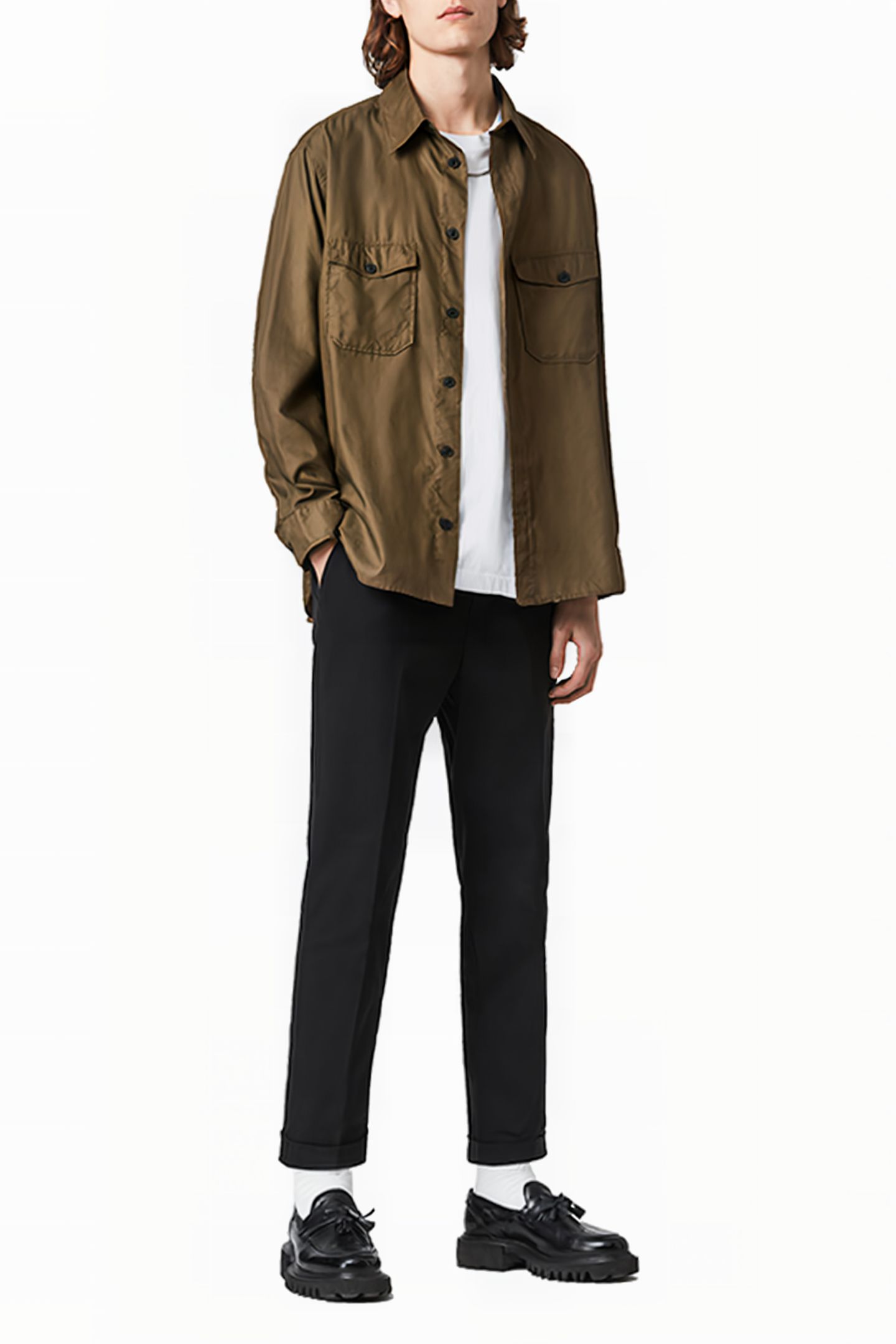 DIVISION LS SHIRT KHAKI GREEN 2