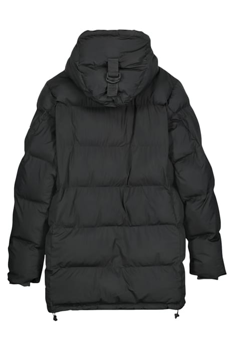 THE STORM PARKA LOGO ON SLEEVE JET BLACK 2