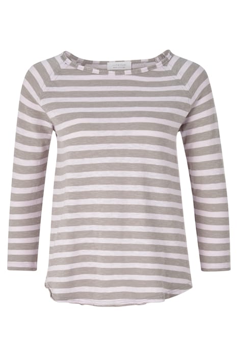 HEAVY JERSEY LONGSLEEVE STRIPED STREET GREY 1