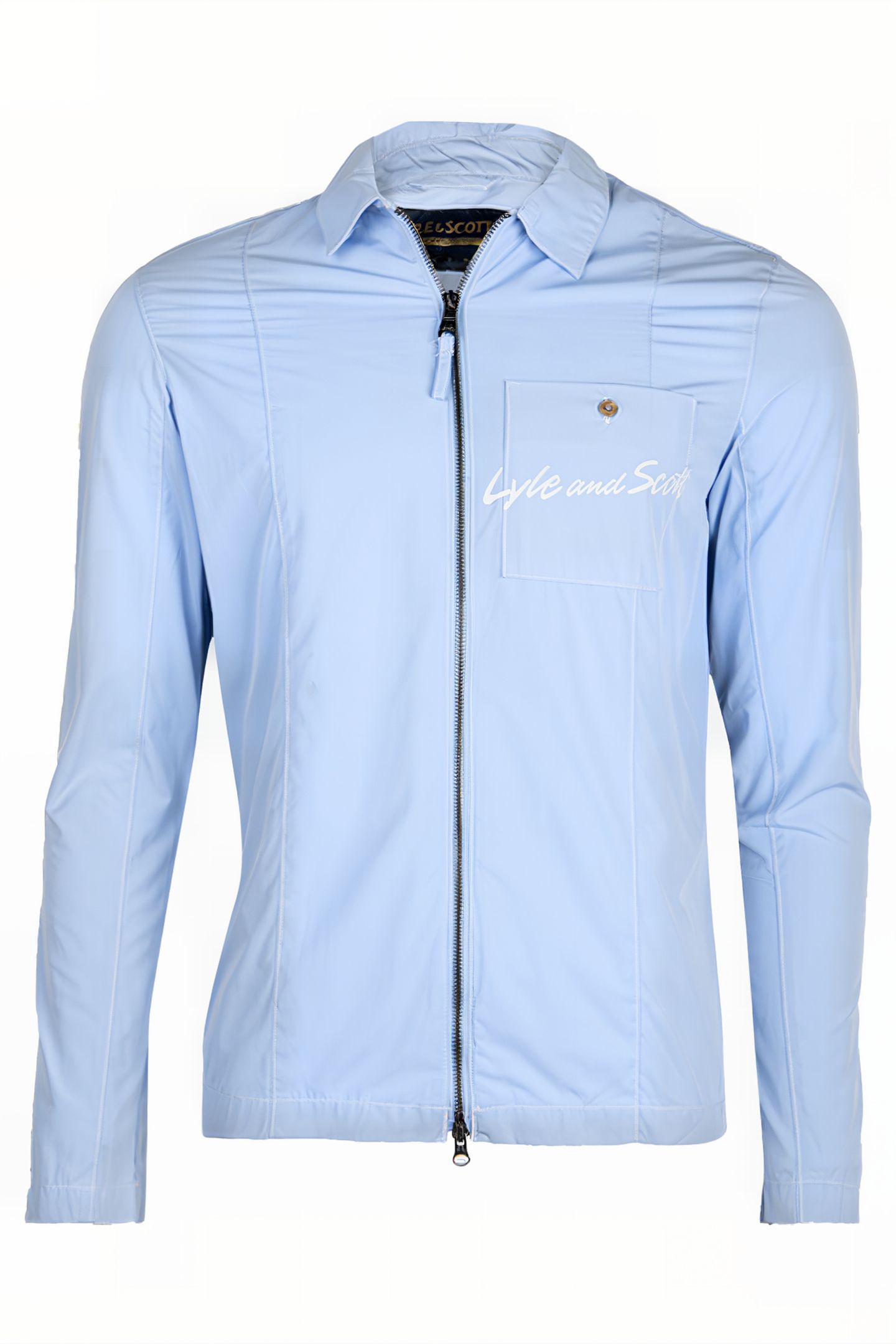 PANELLED OVERSHIRT BLUE WATER 1
