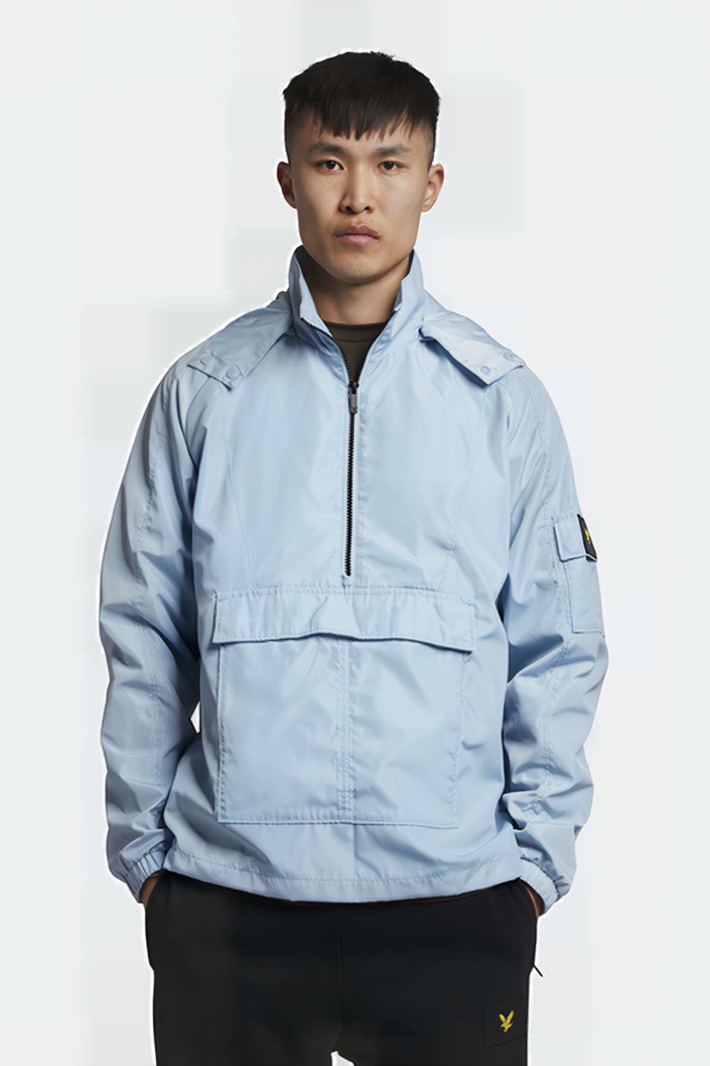 POCKET OVERHEAD JACKET OPAL BLUE 1