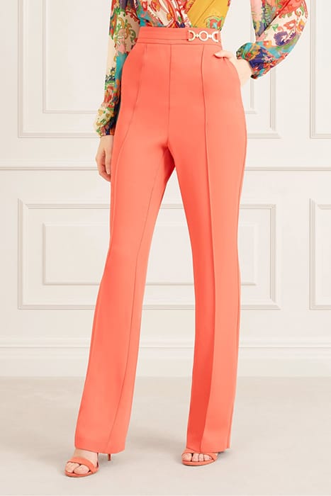 MARCIANO BY GUESS MARYAM PANT OCHRE STRAIGHT PLAYFULL 1