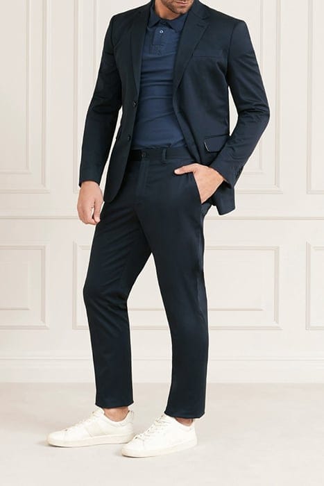 MARCIANO BY GUESS REG FIT BLAZER X HOC SILK BLUE 3