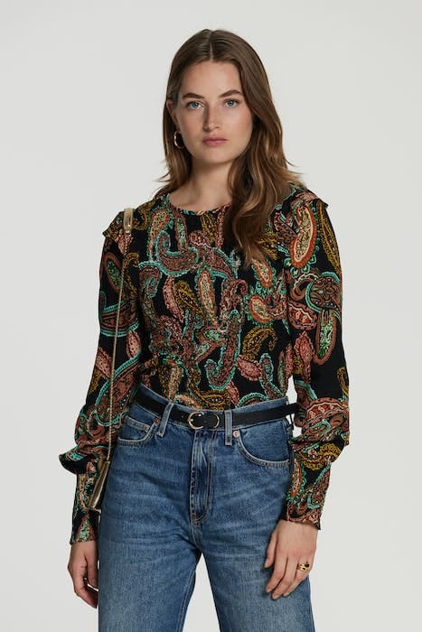 LADIES LONDON BLOUSE BATIK PAISLEY 1