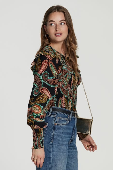 LADIES LONDON BLOUSE BATIK PAISLEY 10