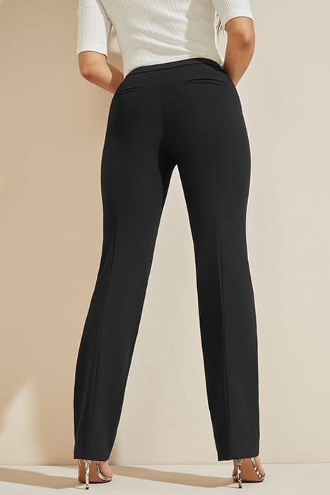 MARCIANO BY GUESS SALLY PANT JET BLACK STRAIGHT 2