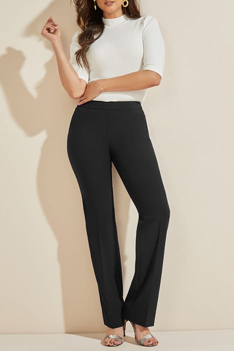 MARCIANO BY GUESS SALLY PANT JET BLACK STRAIGHT 3