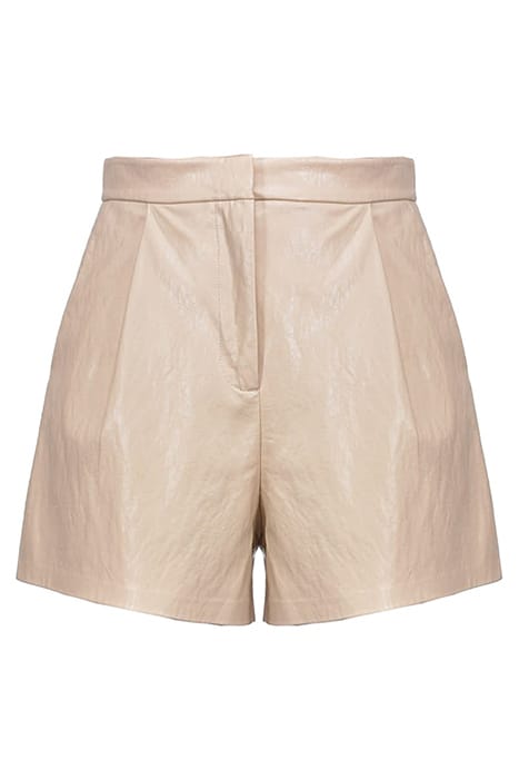 PURO 1 SHORTS SIMILPELLE WASHE SAND BEIGE 5