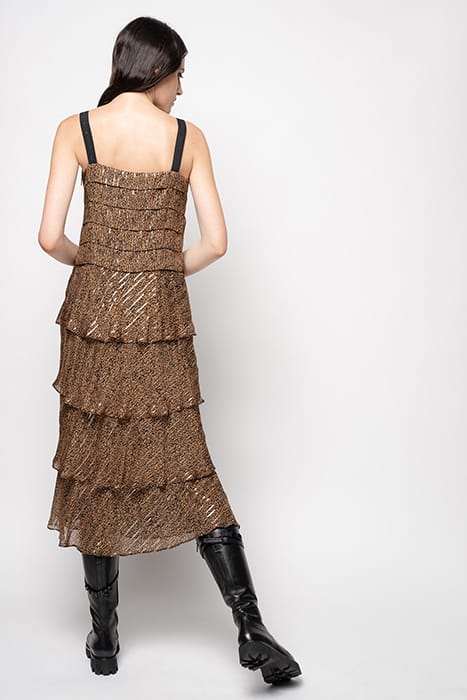 PREFERIRE ABITO GEO FIL COUPE BROWN/BLACK 2