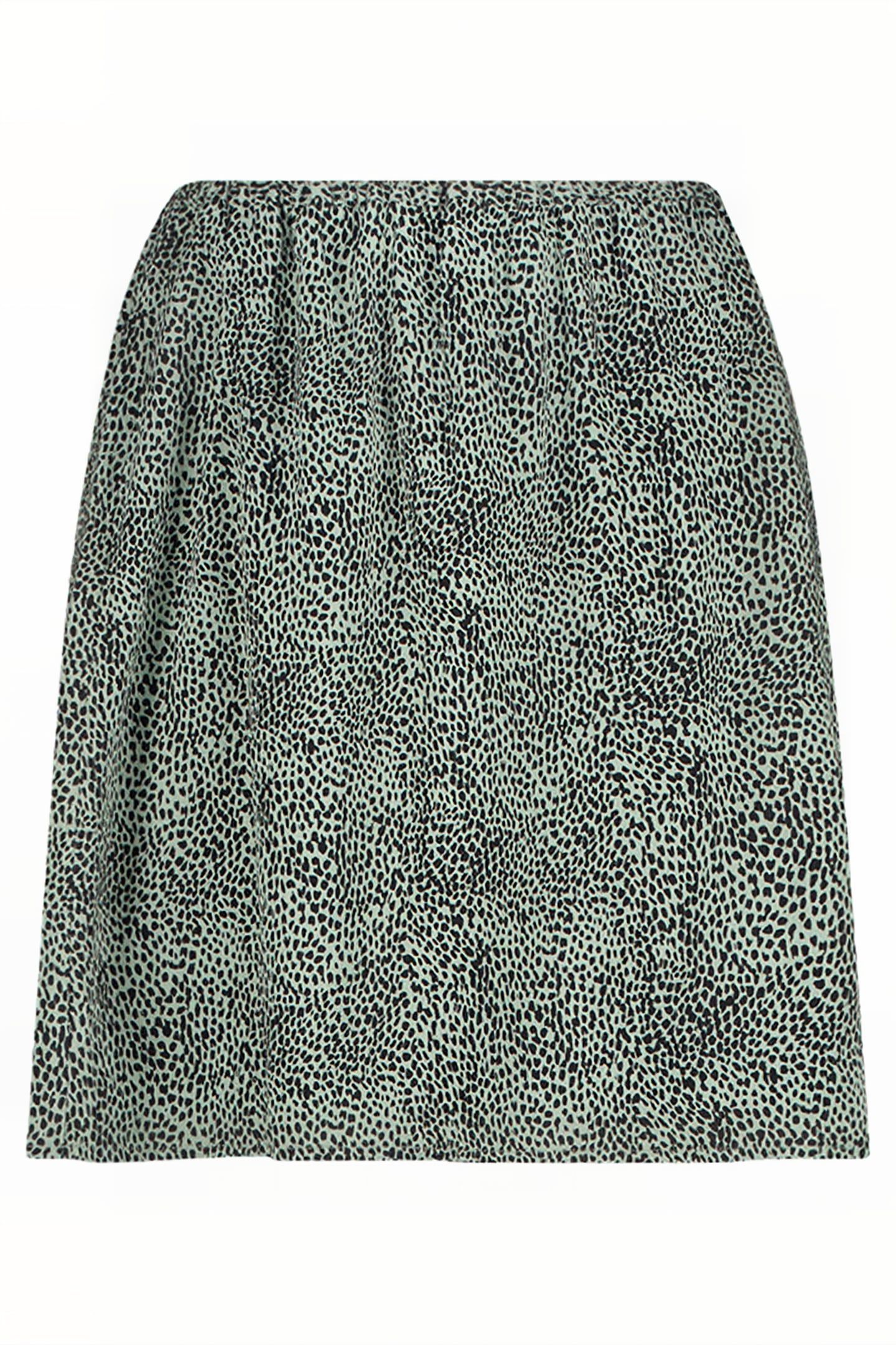 FLEURINE SKIRT GREY GREEN ANIMAL 1