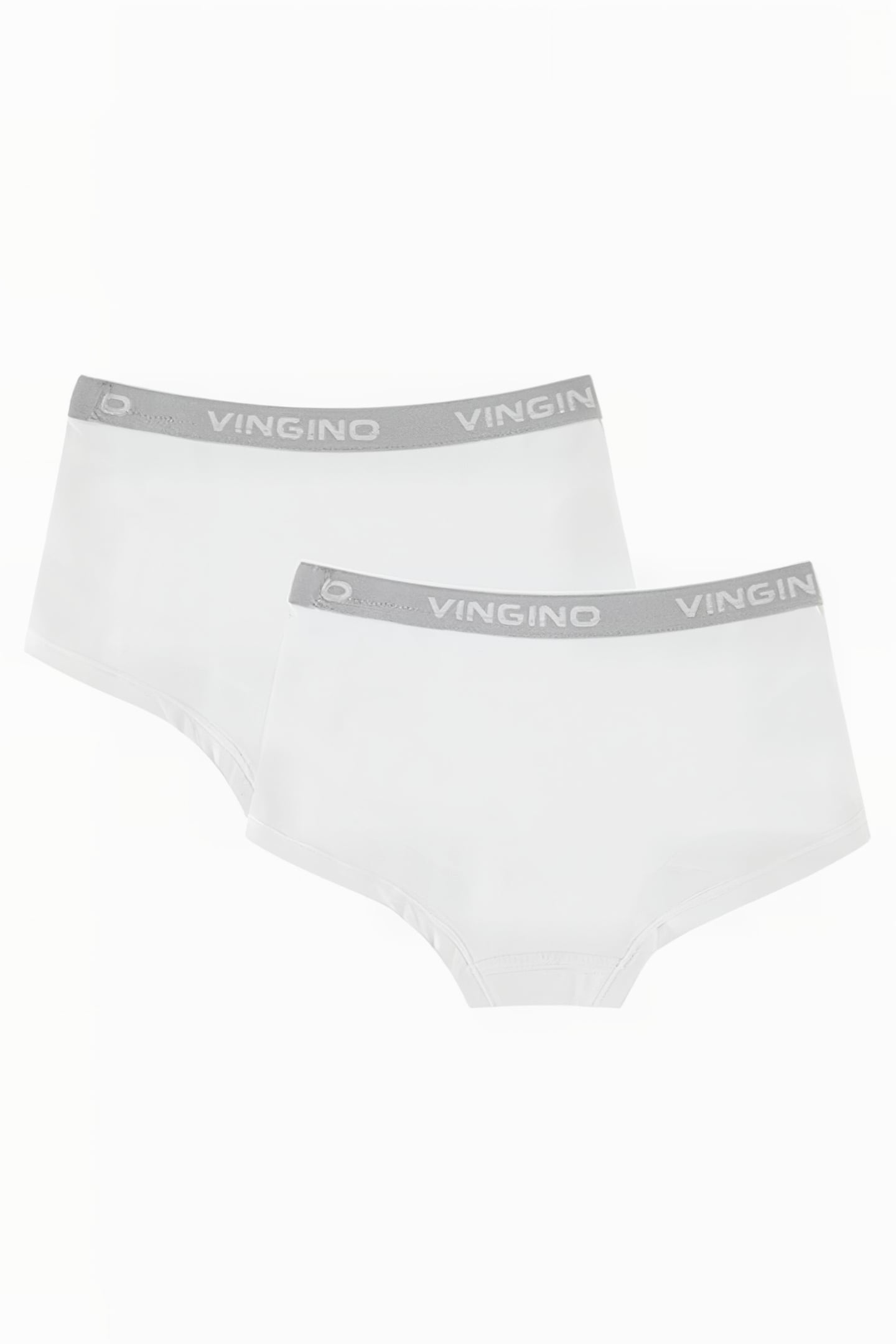 UNDER PANTS GIRLS 2-PACK REAL WHITE 2