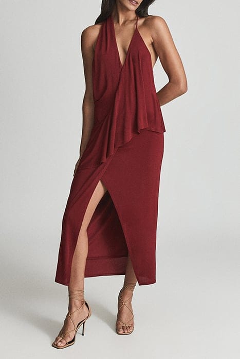 XENA MIDI DRESS — RED 1