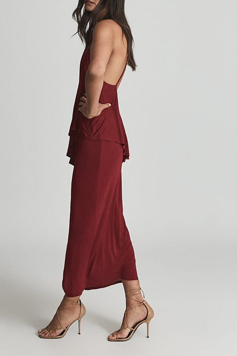 XENA MIDI DRESS — RED 3