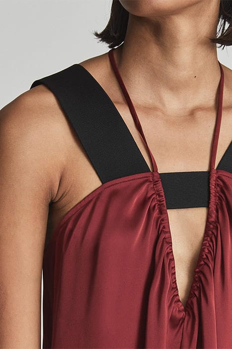 LAUREN TANK TOP CAMI — RED 4