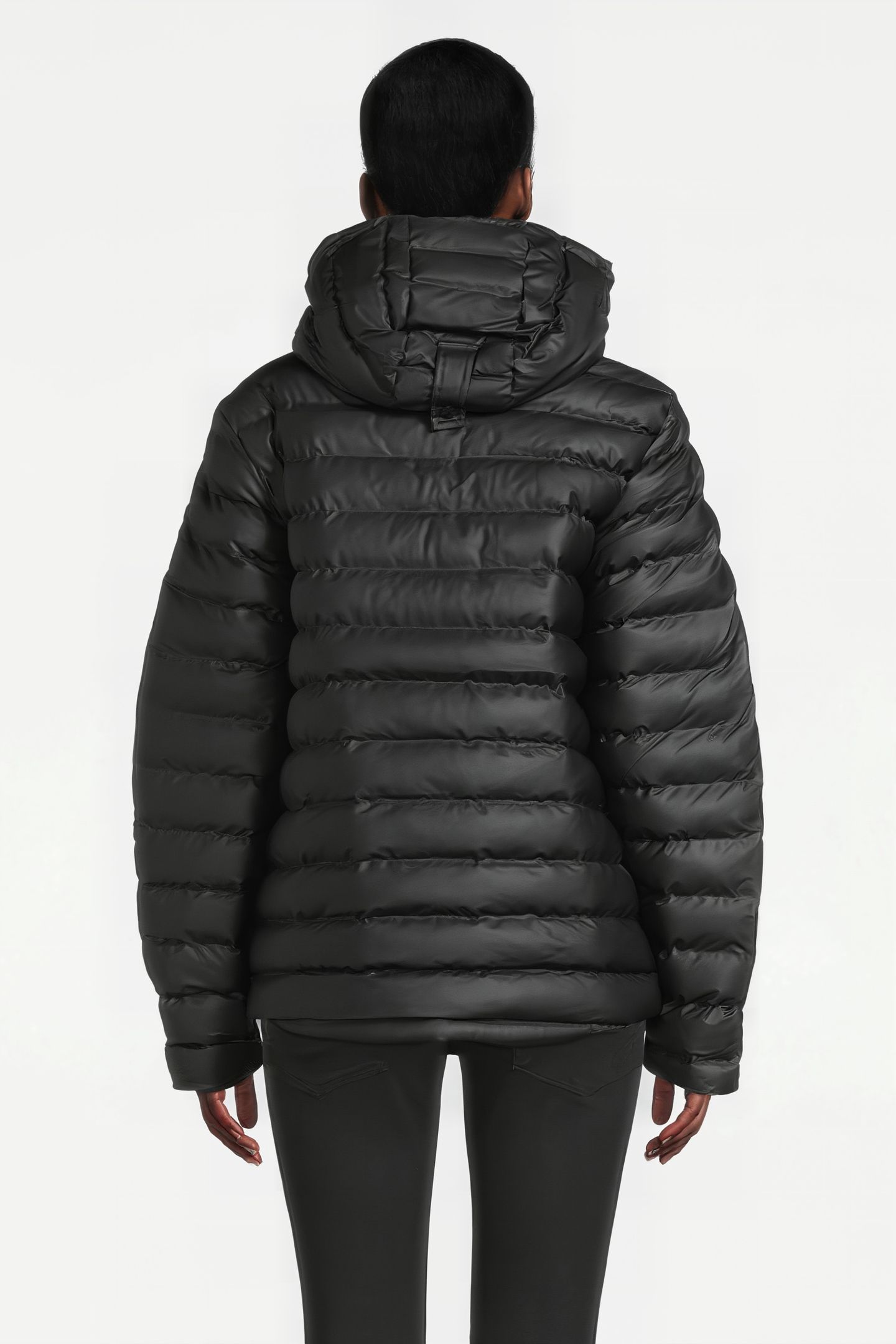 10 RAINP01 PADDED RAIN JACKET BLACK 3