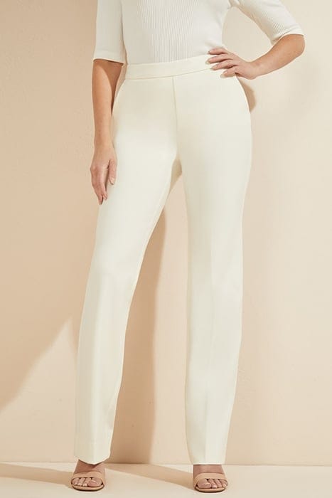 MARCIANO BY GUESS SALLY PANT WARM STRAIGHT WHITE 1