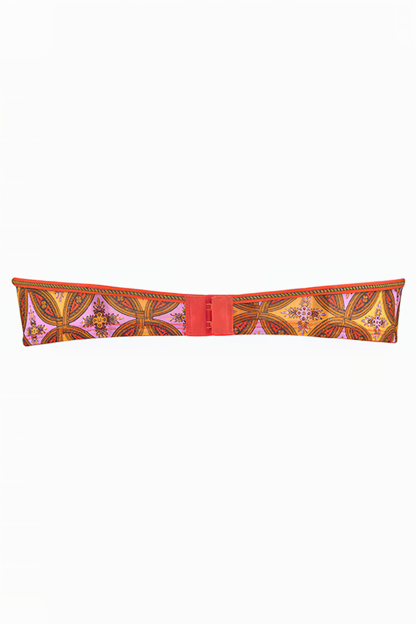 FLORANA RED CLAY AND SOFT PINK PUSH UP BRA 4