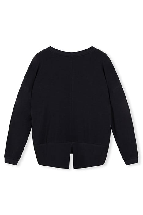 SOFT V-NECK SWEATER DARK GREY BLUE 4