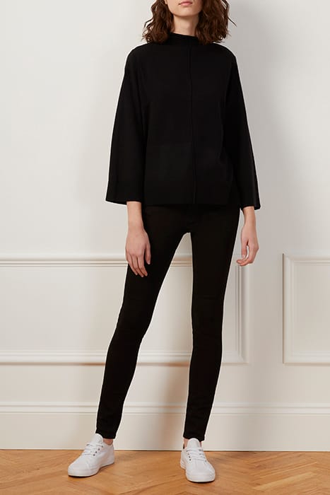 EBBA VHARI HIGH NECK JUMPER BLACK 2