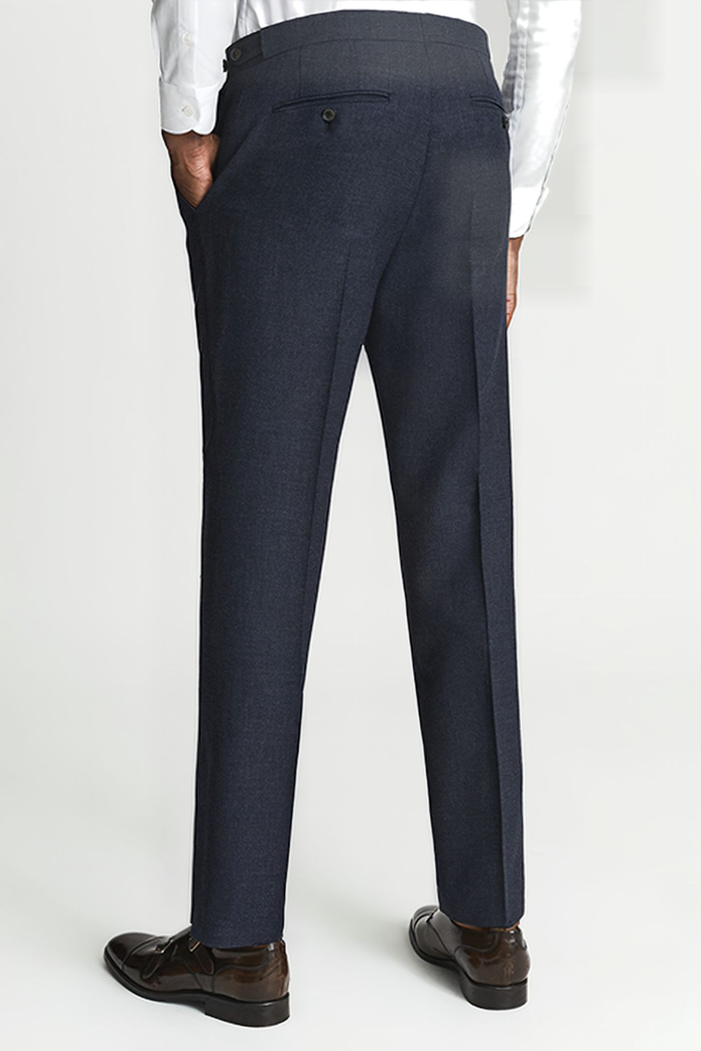 HITCH NAVY SUIT PANTS — SLIM FIT 3