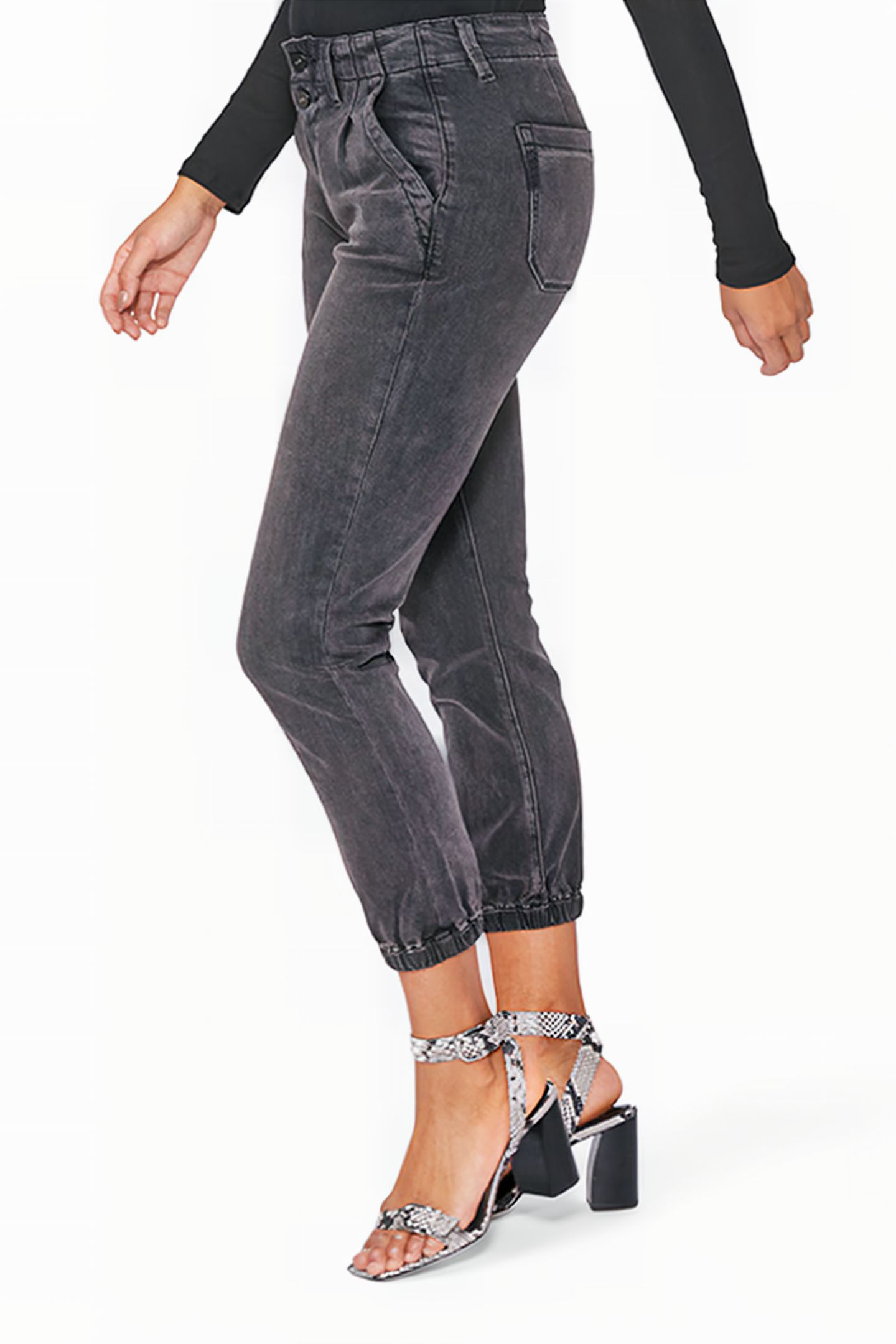 PLEATED MAYSLIE DBL BTTN FADED MIST 4