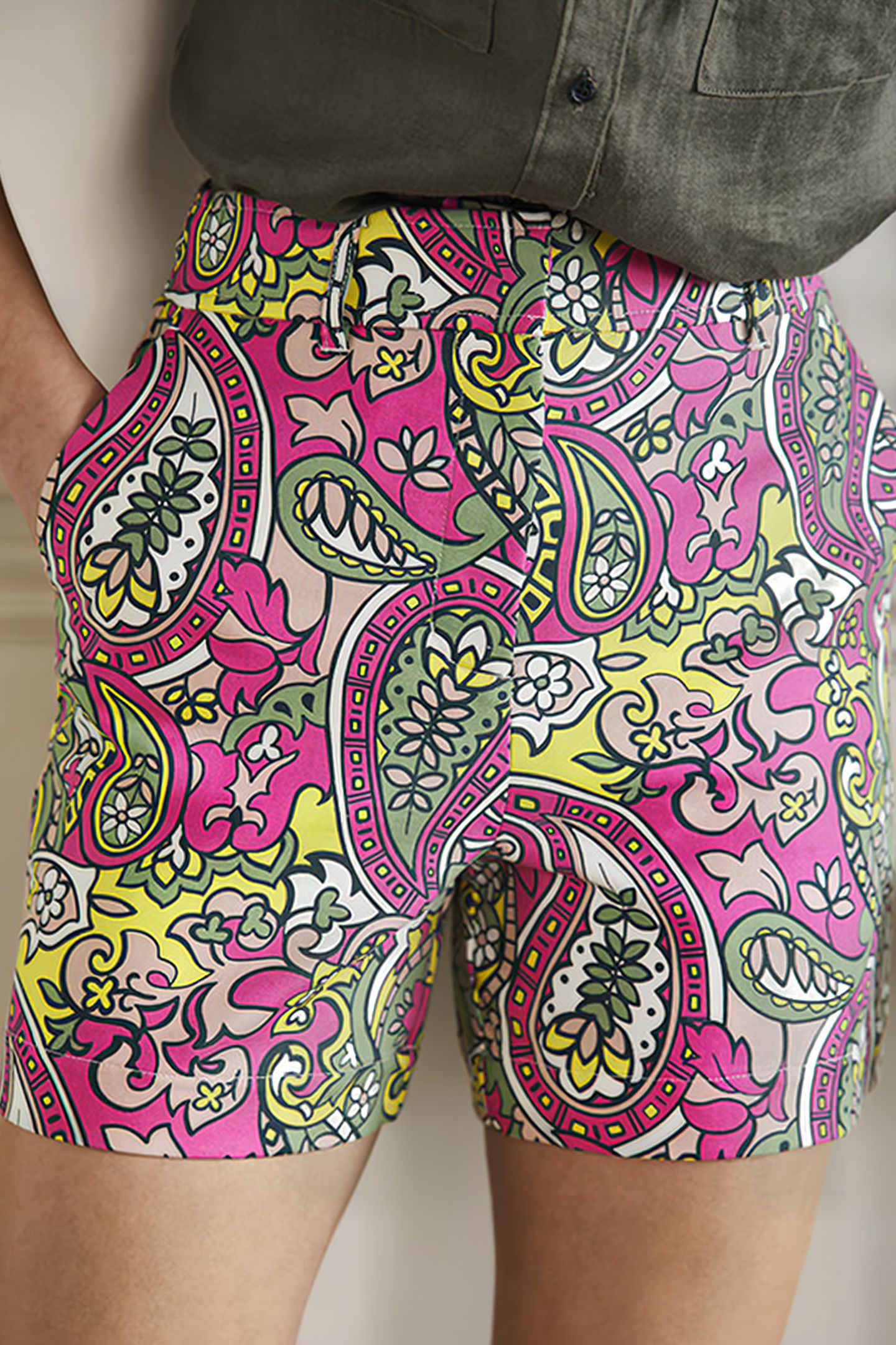 CARRIE HIGH WAISTED SHORTS MUL 1